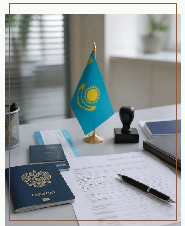 Оформление визы в Казахстан для поездки и работы в Истре